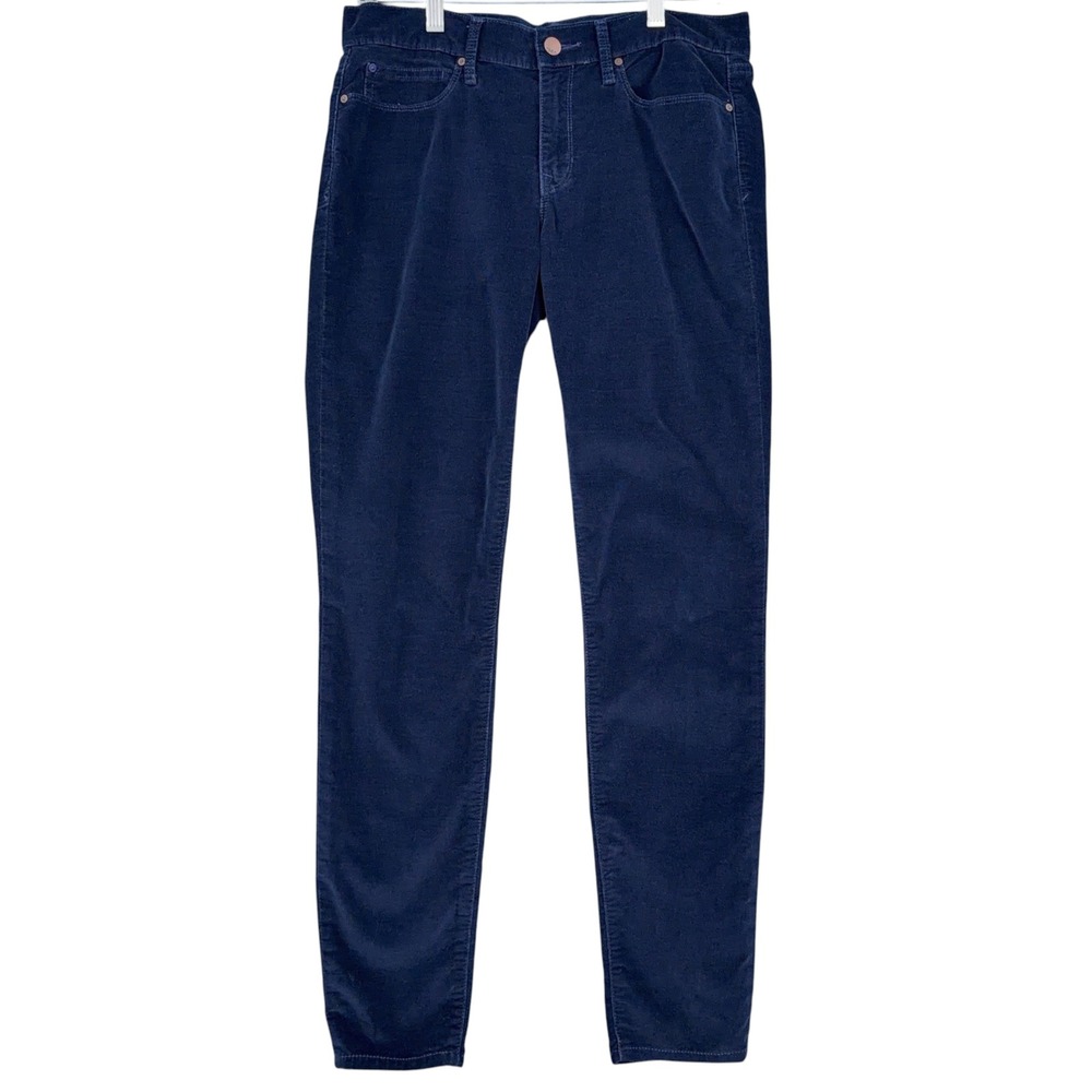 Gap 1969 Legging Jean Womens 28r Corduroy Navy Blue‎ Slim Fit Pants